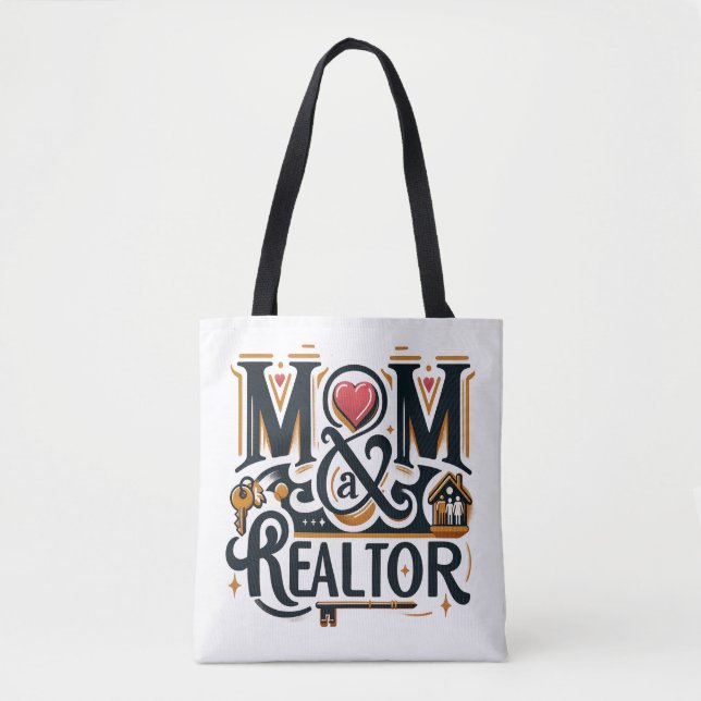 Mum Realtor Real Estate Agent Gift Tote Bag (Front)