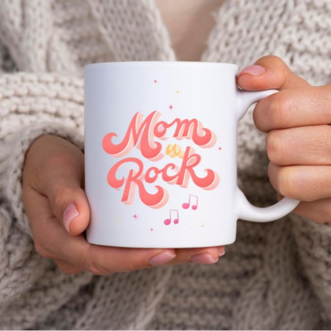 Mum Retro Typography mug (Creator Uploaded)