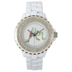 Mum Rhinestone Watch