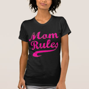 Mum Rules Funny Saying T-Shirt