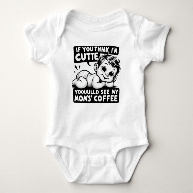 Mum’s Coffee Baby Bodysuit (Front)