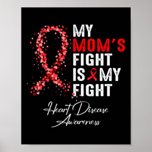 Mum&#';s Fight Is My Fight Heart Disease Awareness Poster