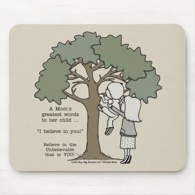 Mum’s Greatest Words Mouse Pad (Front)