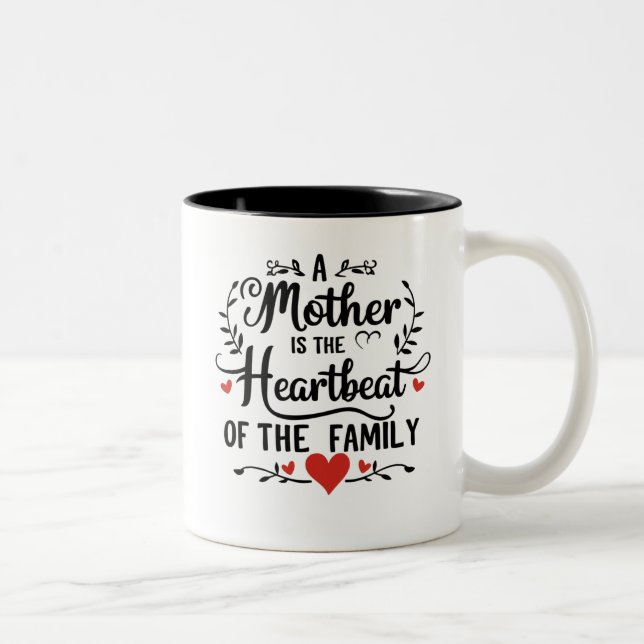Mum’s Heartbeat Mug (Right)