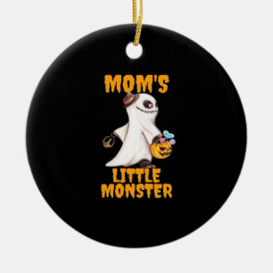 Mum’s Little Boo Monster Funny Graphic Ceramic Tree Decoration