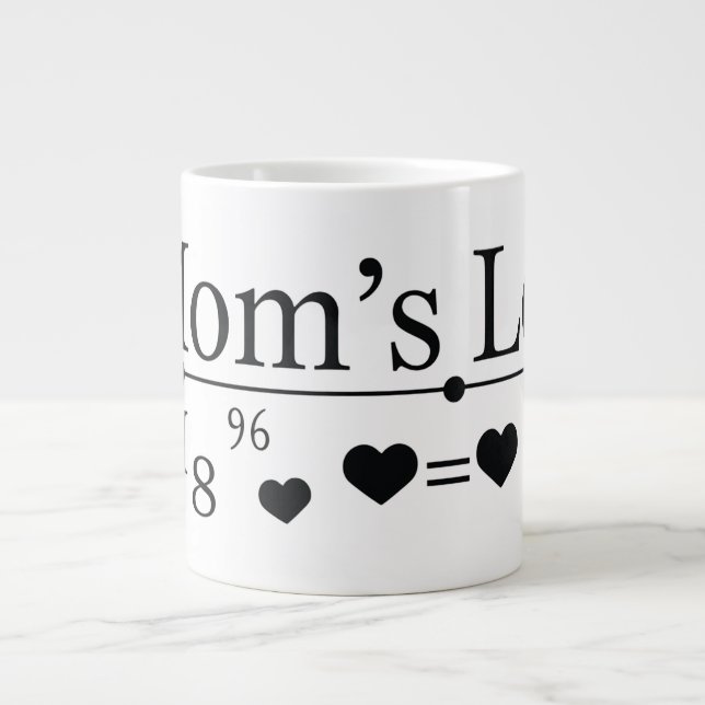 Mum’s Love Formula 02 Large Coffee Mug (Front)