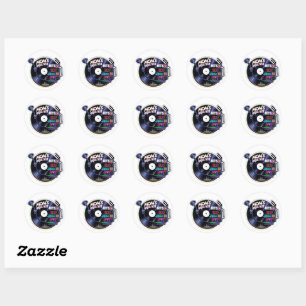 Mum’s Vintage Playlist 02 Classic Round Sticker