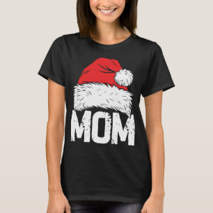 Mum Santa Christmas Family Matching Pyjamas Mama X T-Shirt
