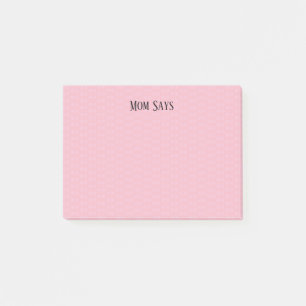 Mum Says (Patterned) Post-it Notes