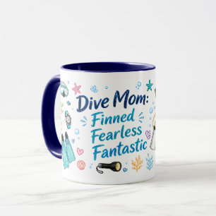 Mum SCUBA Diver Who Makes a Splash Mug