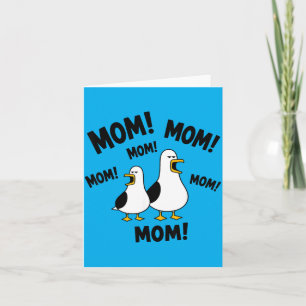 Mum Seagull Funny Mama Seagulls Mothers Day Humour Card