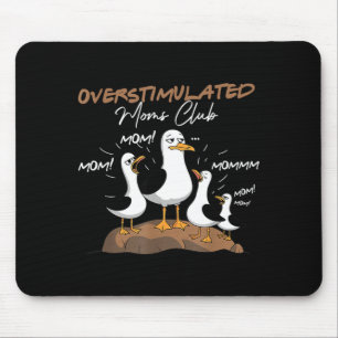 Mum Seagull Funny Mama Seagulls Mothers Day Humour Mouse Pad