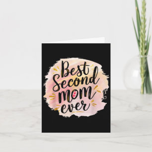 Mum second mum ever mother's day  card