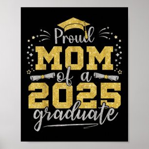 Mum Senior 2025 Proud Mum Of A Cl Of 2025 Graduate Poster
