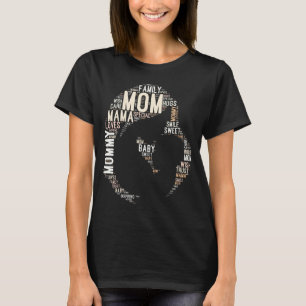 Mum Silhouette  T-Shirt