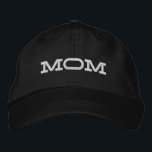 Mum Simple Cool Modern Typography Custom Embroidered Hat<br><div class="desc">Mum Simple Cool Modern Typography Custom Embroidered Baseball Cap features the simple modern embroidered text "Mum". Perfect as a gift for mum for Mother's Day,  Christmas,  birthday and more. Created by Evco Studio www.zazzle.com/store/evcostudio</div>