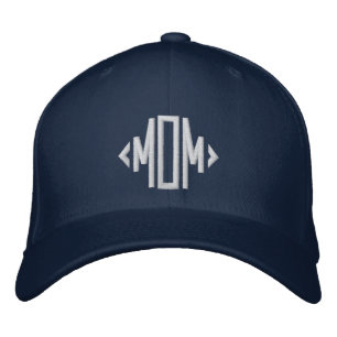 Mum Simple Modern Typography Custom Embroidered Hat