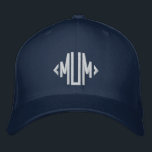 Mum Simple Modern Typography Custom Embroidered Hat<br><div class="desc">Mum Simple Modern Typography Custom Embroidered Baseball Cap features the simple modern embroidered text "Mum". Perfect as a gift for Mum for Mother's Day,  Christmas,  birthday and more. Created by Evco Studio www.zazzle.com/store/evcostudio</div>