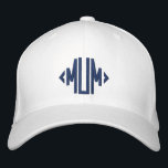 Mum Simple Modern Typography Custom Embroidered Hat<br><div class="desc">Mum Simple Modern Typography Custom Embroidered Baseball Cap features the simple modern embroidered text "Mum". Perfect as a gift for Mum for Mother's Day,  Christmas,  birthday and more. Created by Evco Studio www.zazzle.com/store/evcostudio</div>