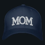 Mum Simple Modern Typography Custom Embroidered Hat<br><div class="desc">Mum Simple Modern Typography Custom Embroidered Baseball Cap features the simple modern embroidered text "Mum". Perfect as a gift for mum for Mother's Day,  Christmas,  birthday and more. Created by Evco Studio www.zazzle.com/store/evcostudio</div>