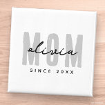 Mum Since 20XX Modern Simple Preppy Magnet<br><div class="desc">This simple and modern design is composed of san serif typography.</div>