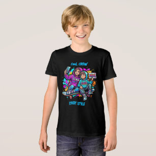 Mum & Son Graffiti Street: Tri-Blend T-Shirt Shirt