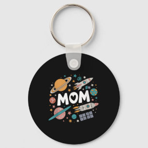 Mum Space Galaxy Mothers Day Birthday Family Match Key Ring