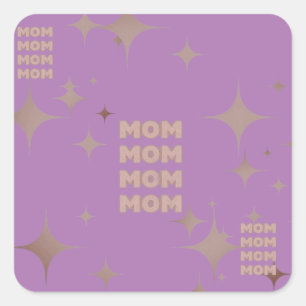 Mum  square sticker