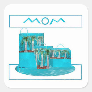 Mum Square Sticker