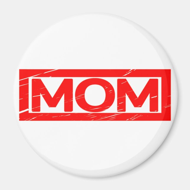 Mum Stamp Magnet (Front)