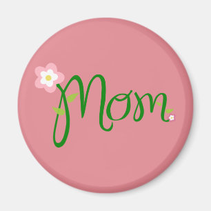 Mum Strawberry Pink Magnet