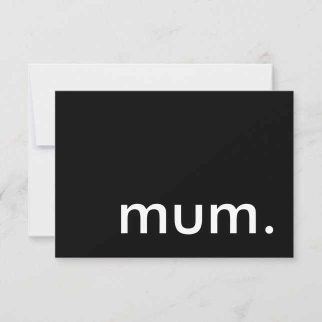 mum. surprise party invitation (Front)
