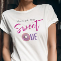 Mum Sweet One Doughnut Pink Girl 1st Birthday Part