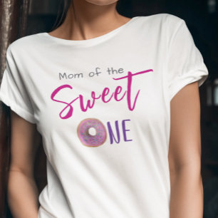 Mum Sweet One Doughnut Pink Girl 1st Birthday Part T-Shirt