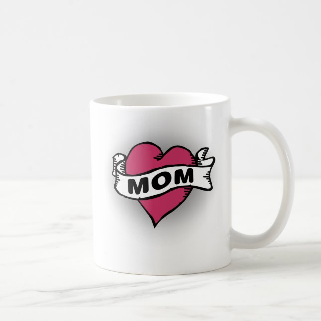 Mum Tattoo Coffee Mug (Right)