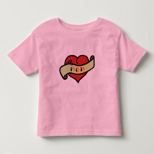 Mum Tattoo Heart Toddler T-Shirt