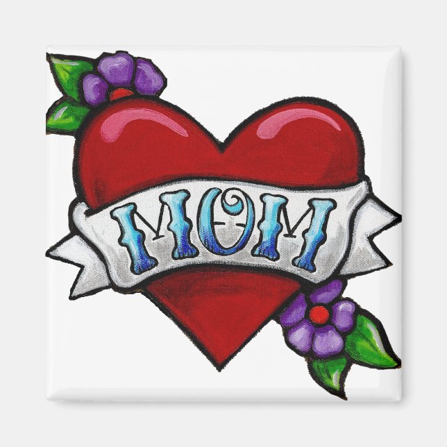 Mum Tattoo Magnet (Front)