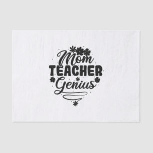 Mum Teacher Genius Tissue Paper