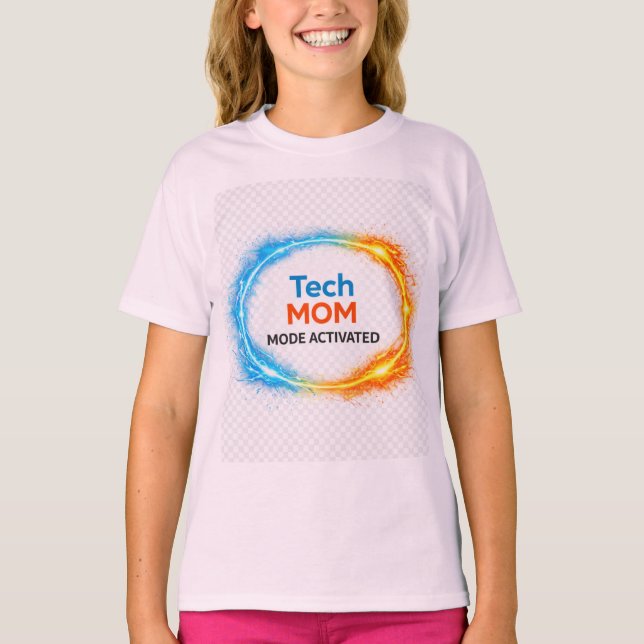 Mum Tech Style T-Shirt (Front)