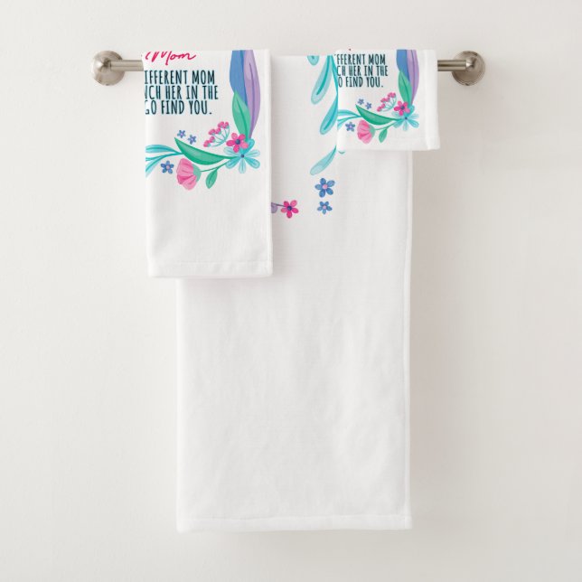 Mum Thanks For Being My Mum Bath Towel Set (Insitu)