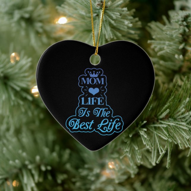 mum the best life ceramic tree decoration (Tree)