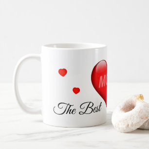 Mum - "The Best" with hearts Coffee Mug