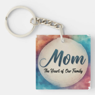 Mum: The Heart of Our Family Key Ring