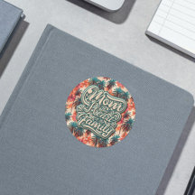 Mum the Heart of the Family Tropical Pattern