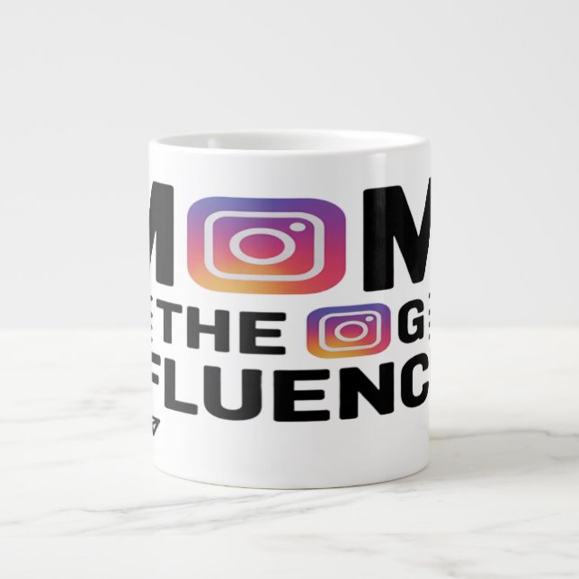 Mum: The OG Influencer Large Coffee Mug (Front)