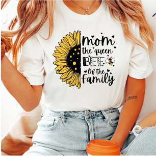 Mum: The Queen Bee of Love - Mother's Day T-Shirt