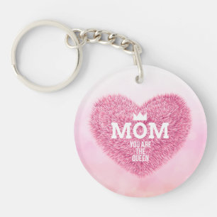 Mum The Queen Mother's Day Keychain