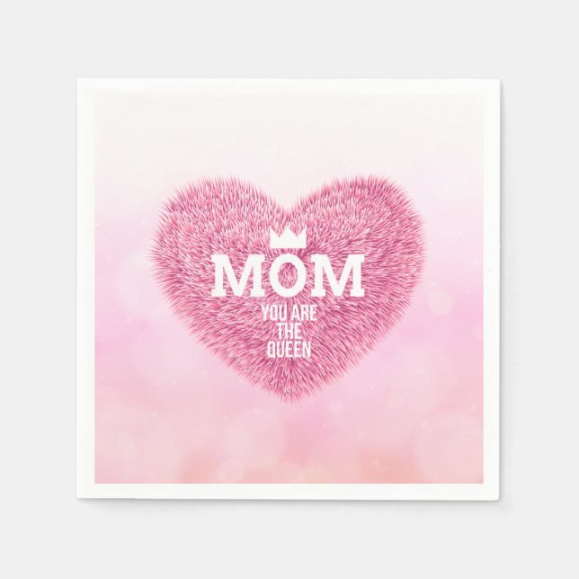 Mum The Queen Mother's Day | Napkin (Front)