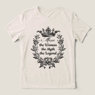 Mum the Woman the Myth the Legend  Tri-Blend Shirt