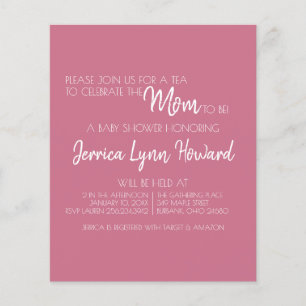 Mum-To-Be Baby Shower Invitation Flyer